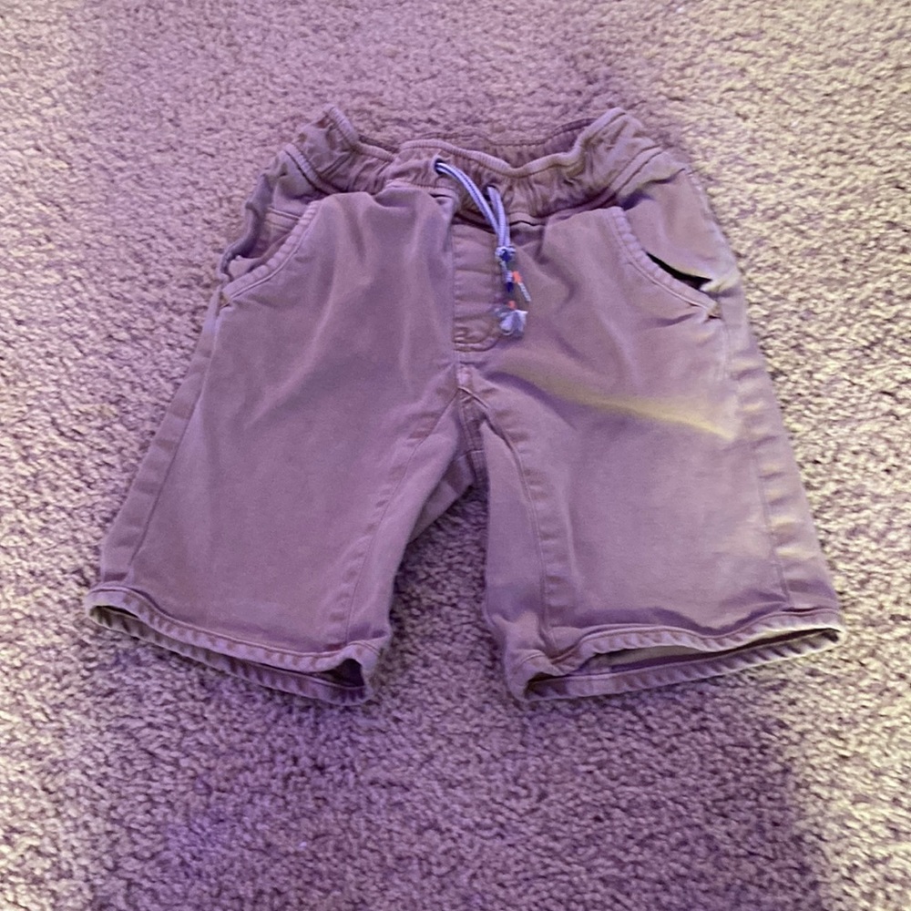 Khaki jean shorts